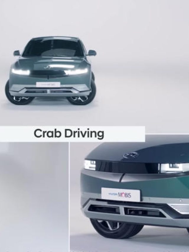 Hyundai’s Ioniq 5 EV doing the crab walk